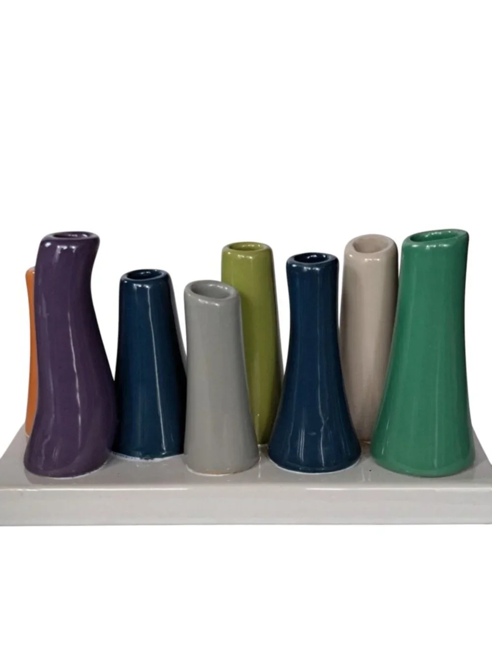 Chive Pooley Modern Bud Vase Holds 8 Flowers